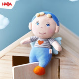 HABA Colchoneta Ángel de la Guarda - Muñeco de peluche textil (15 cm), regalo de bienvenida ideal para bebés y niños pequeños - lavable a 30°C - 2011869001 Muñecas Naty Shop
