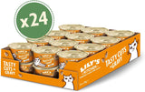 Lily's Kitchen Comida húmeda natural para gatos adultos, enlatada, sabrosos trozos en salsa de pollo, receta sin cereales (24 bandejas x 85 g)
