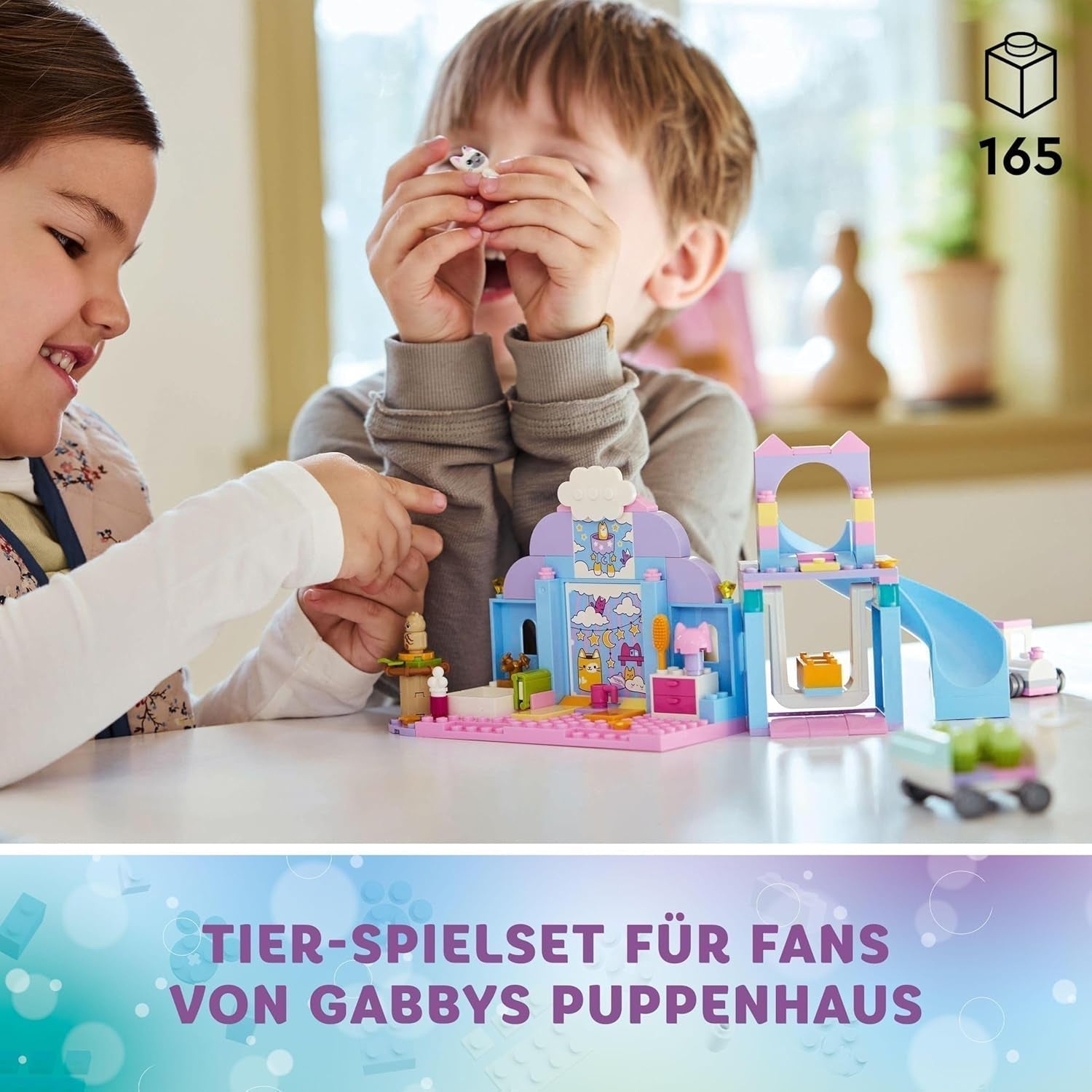 LEGO 4+ Casa de muñecas de Gabby Juego de animales con orejas de gatito de Gabby Juguete para niños con tobogán y figuras Regalo para niñas y niños Juguete de juego creativo 10796 Juegos de construcción Beuche den LEGO-Store