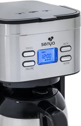 SYBF-CM025 Cafetera caliente, acero inoxidable, 1,2 litros, acero inoxidable