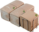 Paquete de 300 Servilletas de Papel para Cóctel, 100% Reciclables y Biodegradables, Servilletero de Acero Inoxidable, Servilletas Ecológicas, 10 X 10 cm, Plegadas.