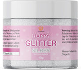 Goodbake Happy Glitter Gold - Purpurina alimentaria comestible, 10 gramos Glitter Naty Shop Plata