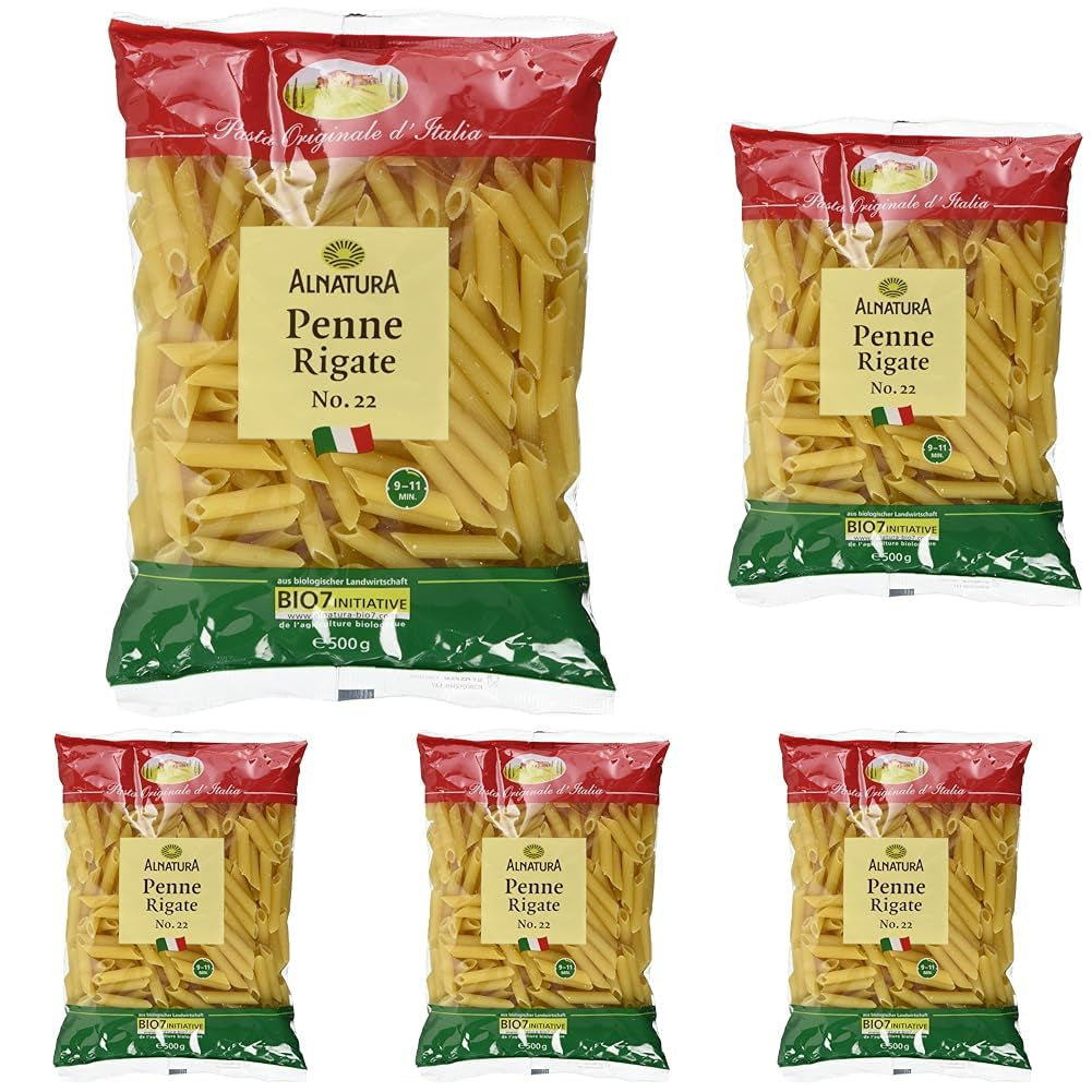 Pasta ecológica Penne Rigate, 500g