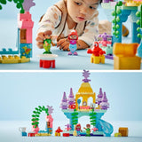 LEGO DUPLO | Palacio Mágico Subacuático de Disney Ariel, juguete educativo para la sirena Ariel, castillo submarino para niños mayores de 2 años 10435 Juegos de construcción Besuche den LEGO-Store