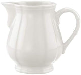 Villeroy & Boch Manoir taza para leche, 250 ml, altura: 9,1 cm, porcelana premium, blanco
