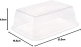 Kekeeper set de 3 tarros de conservación de alimentos, 3 x 1,25 l, 20,5 x 15,5 x 6,5 cm, Fredo Fresh, azul transparente Cajas de conservación de alimentos Naty Shop