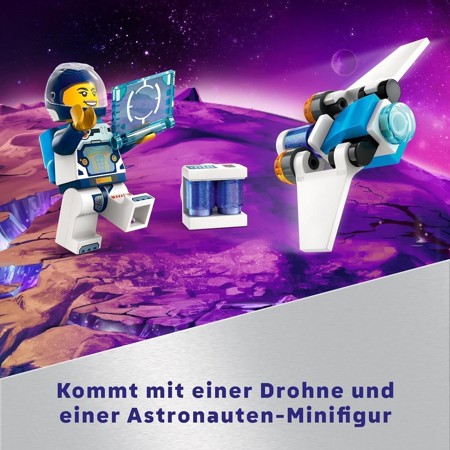 LEGO City Spaceship, juguete espacial del transbordador espacial para que los niños construyan, niños y niñas a partir de 6 años, set con figura de astronauta 60430 Juegos de construcción Besuche den LEGO-Store