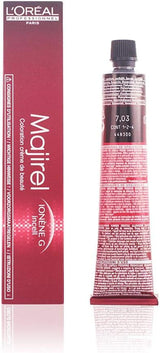 L'Oréal Professionnel Majirel 7 rubio medio, 50 ml Tinte para el cabello Naty Shop 7.03 Rubio medio Dorado claro