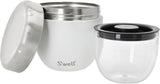 Eats Cuenco de Comida 2 en 1 con Tapa de Rosca, 636ml, Piedra Lunar, Vaso para Comida con Triple Aislamiento, Hermético para hasta 11h Frío/7h Caliente en Cajas de Almacenamiento de Alimentos de Viaje Naty Shop
