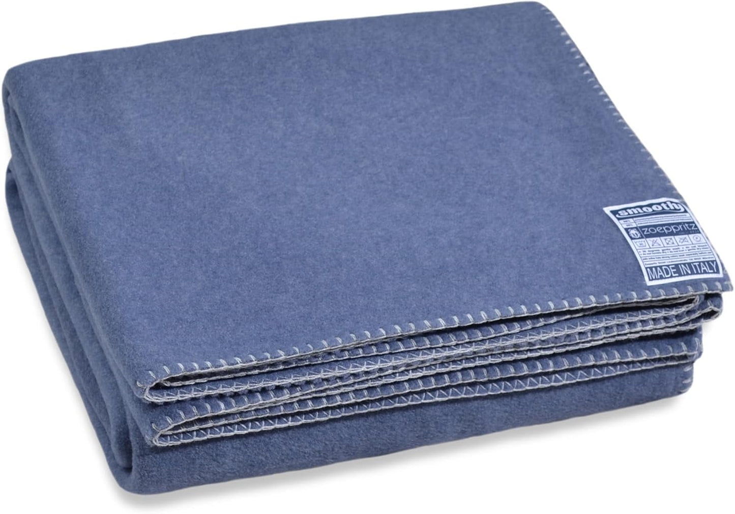 Zoeppritz since 1828 Manta polar suave - Manta polar cómoda y esponjosa - Vegano - 140X190Cm - 010 Blanquecino, 010 Blanquecino Zoeppritz Since 1828 540 Indigo 140X190Cm