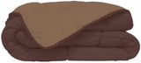 Funda Nórdica Calgary Poliéster Chocolate/Moca, Poliéster, Chocolate/Moca, 240X220X1 Cm Edredones y edredones Naty Shop 260X240X1 cm