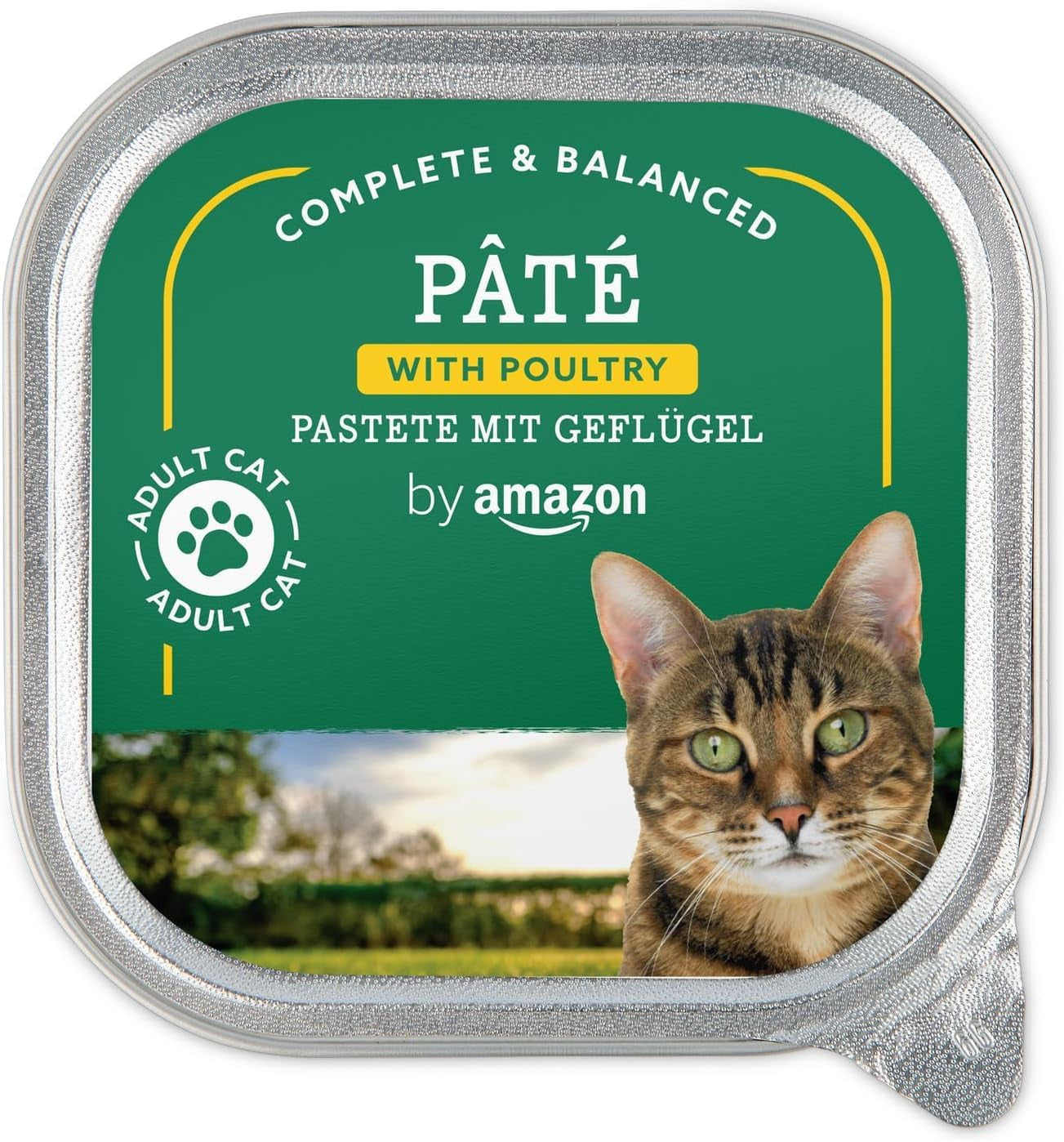 Lifelong by Amazon Katzenfutter, nass, Pastete mit Geflügel, 100 g, 16 unidades