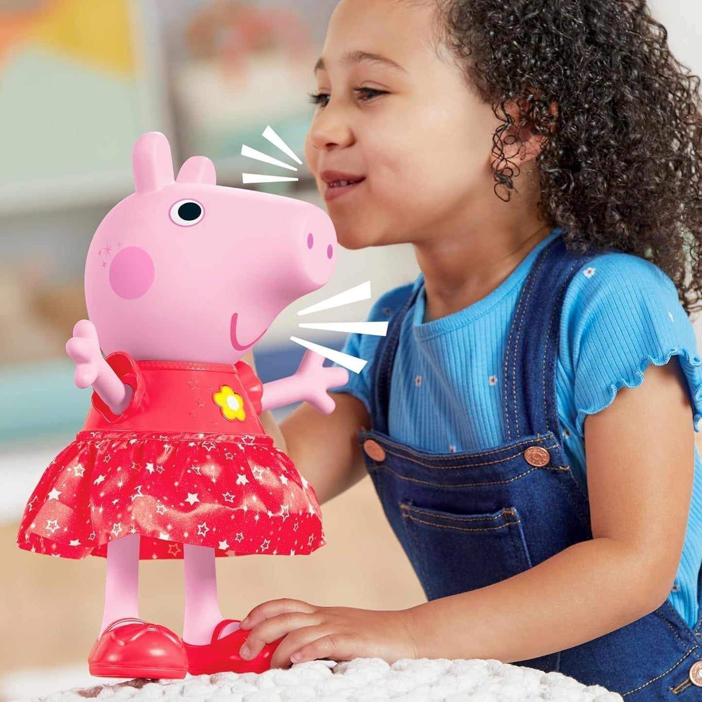 Peppa Pig Peppa'S Mud Puddle Party Doll - Versión Alemana, Muñecas Naty Shop Rosa o Rosa