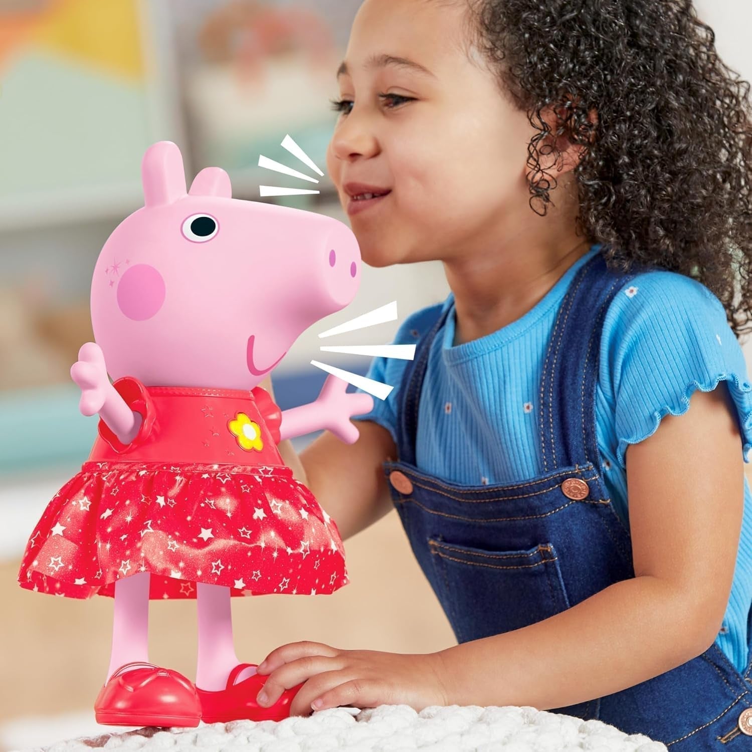 Peppa Pig Peppa'S Mud Puddle Party Doll - Versión Alemana, Muñecas Naty Shop Rosa o Rosa