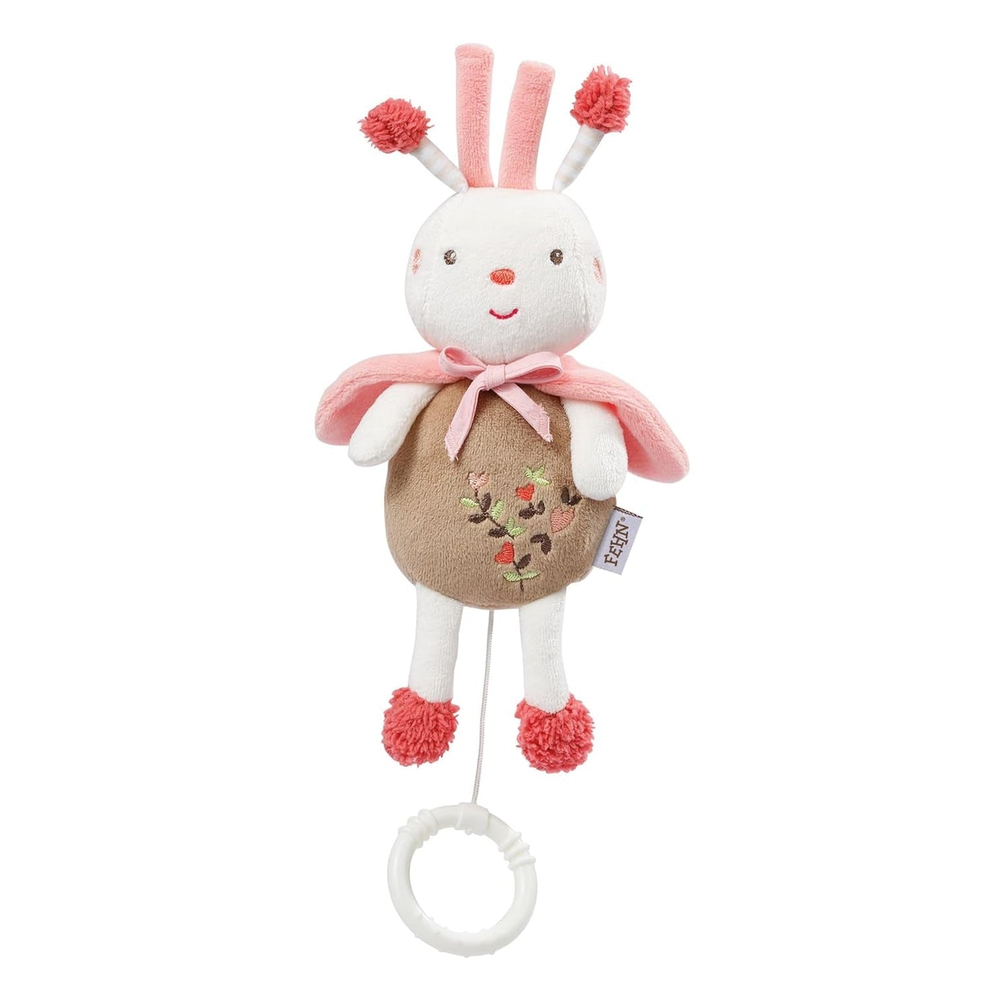 Caja de música Fehn oveja para dormir - peluche con accesorio - canción para dormir "Canción de cuna de Brahms" - juguete infantil para viajar y en casa - juguetes musicales para bebés y niños Toys Bebe Naty Shop Bee