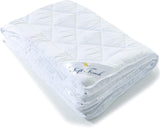 Aqua-Textil Edredón 4 Estaciones 135X200Cm Mantas anudadas Invierno 800G Verano 600G Climatización Oeko-Tex Edredones y edredones Naty Shop