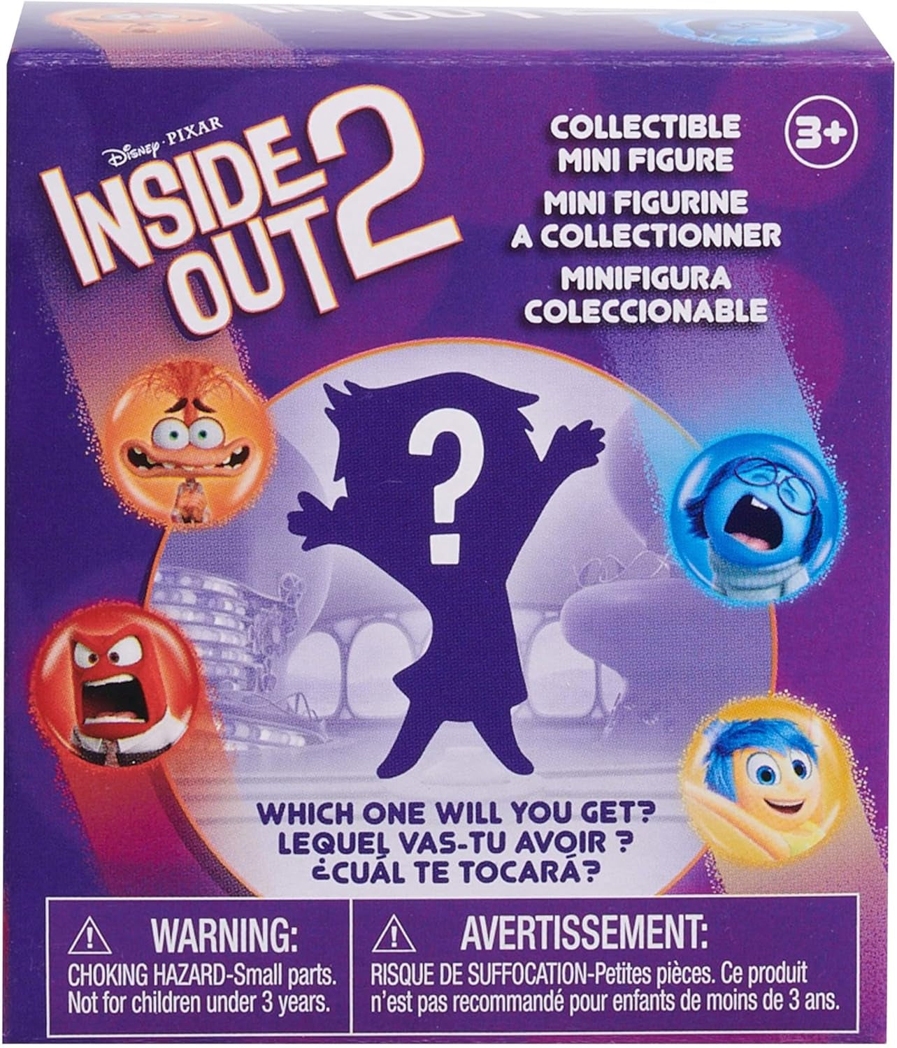 Just Play Disney y Pixar Inside Out 2 Minifiguras Figuras coleccionables de 2,5 cm a 6,4 cm de altura Juguetes para niños de 3 años en adelante Figuras de acción Naty Shop