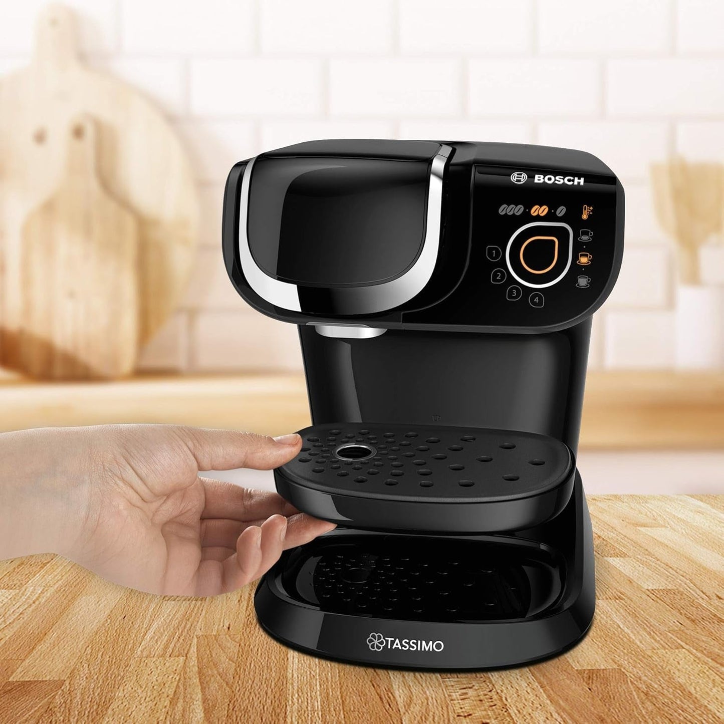 Tassimo My Way Cafetera espresso con 2 cápsulas TAS6502 con filtro de agua, más de 70 bebidas, personalización de bebidas, variedad de café, preparación fácil, 1500 W, negra