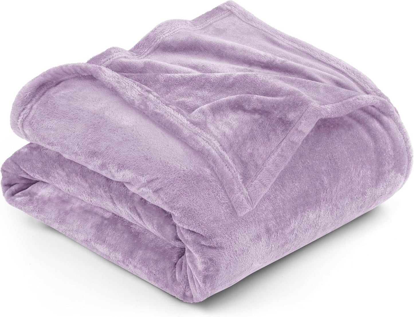 Utopia Ropa de cama Acogedora manta polar [228 x 228 cm, gris] Manta suave, ligera, cálida y esponjosa Manta cómoda y transpirable para cama, sofá, camas y mantas Besuche den Utopia Bedding-Store Lila 228 x 167 cm