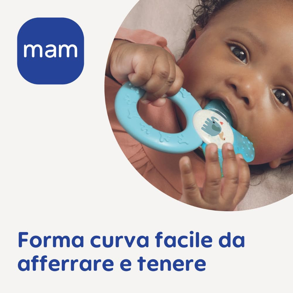 Masaje refrescante de encías Mam Cooler, 4 meses, verde