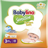 Pañales para bebé Sensitive talla 4, Maxi (8-13 kg), 20 piezas