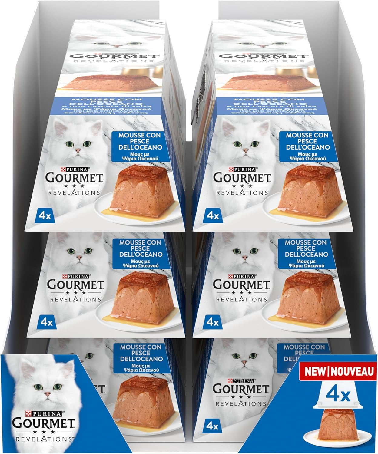 Comida húmeda para gatos Revelations con pescado del océano, 24 x 57 g