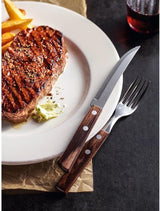 Juego de Cubiertos Grill Tramontina de Acero Inoxidable 14 Piezas Cubiertos para Carne Juego Grill Cocina Naty Shop