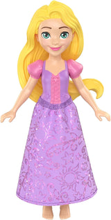 Princesas Disney – HLW 70 – Muñeca articulada, 9 cm – Rapunzel – Personaje