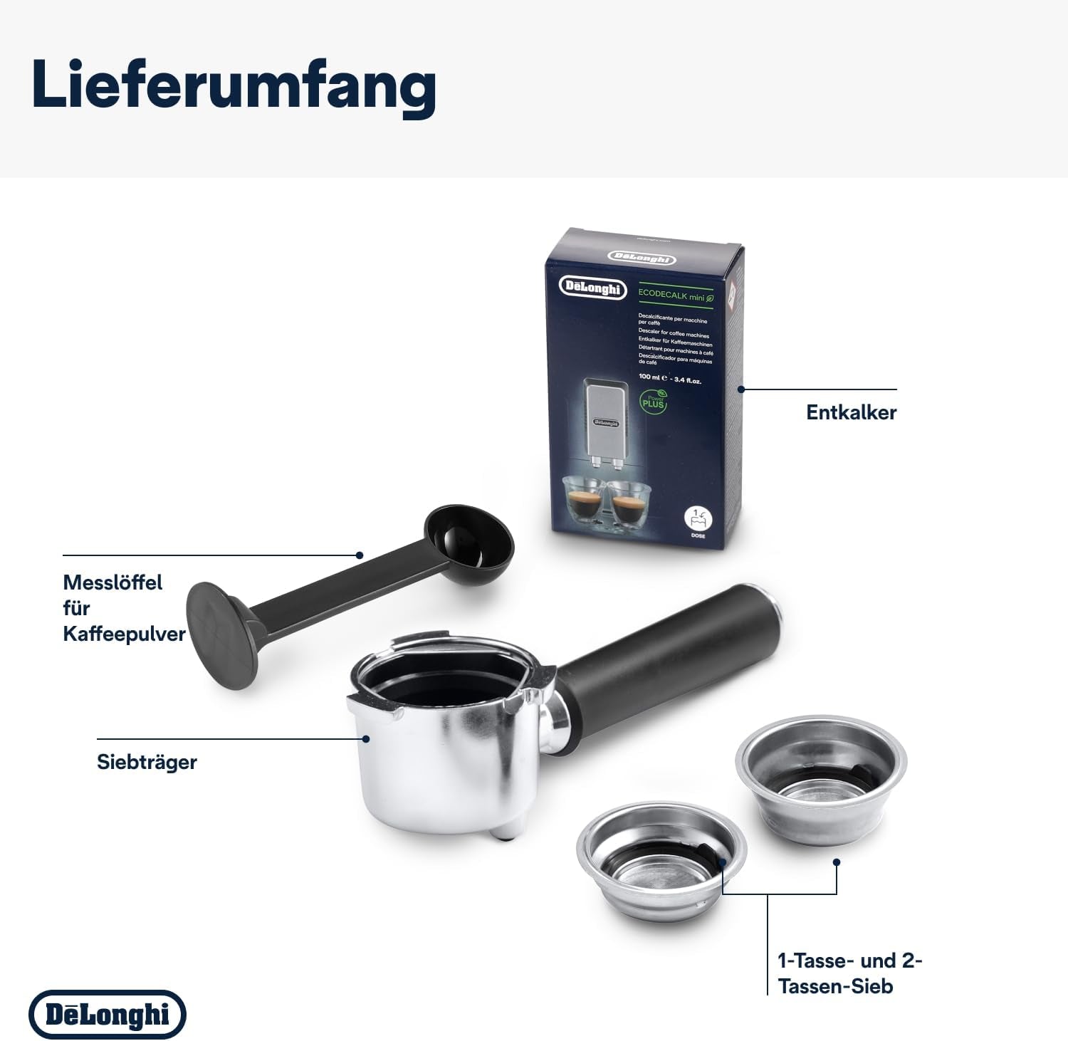 De'Longhi Dedica Style EC 685.B - Cafetera espresso con portafiltro, cafetera espresso con espumador de leche profesional, sólo 15 cm de ancho, para café molido o cápsulas ESE, depósito de agua de 1 l, negro