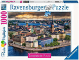 Ravensburger Puzzle Scandinavian Places 12000114 - Estocolmo, Suecia - Puzzle de 1000 piezas para adultos y niños mayores de 14 años Puzzle Naty Shop Old Design