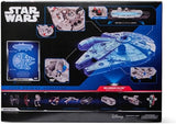 Star Wars Micro Galaxy Squadron SWJ0332 - Halcón Milenario 22,5cm Vehículo Oficial con Luces, Sonido y Figuras de Acción Naty Shop