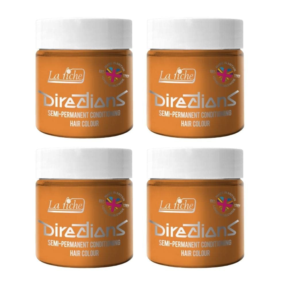 Modo de empleo coloración semipermanente 100 ml caja 4 pack (Pillarbox Red) Naty Shop Tinte para el cabello Albaricoque 100 Ml (pack de 4)