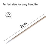 600 Stück Wattestäbchen Holz Spitz,Reinigungsstäbchen,Microbrush Stäbchen Wattestäbchen Für Tattoo,Augenbrauen,Beauty,Lippenstift,Wimpern,Make-Up,Nagel Zubehör,Augenbrauen Tattoo