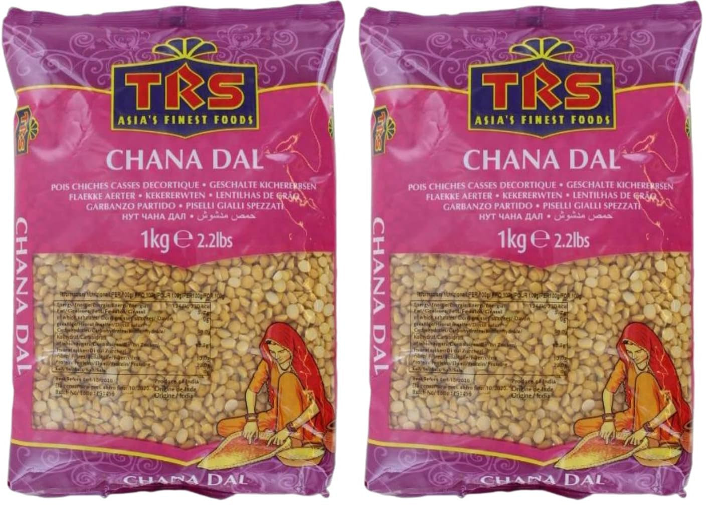 TRS - Garbanzos (Chana Dal) - (1 x 1 kg)