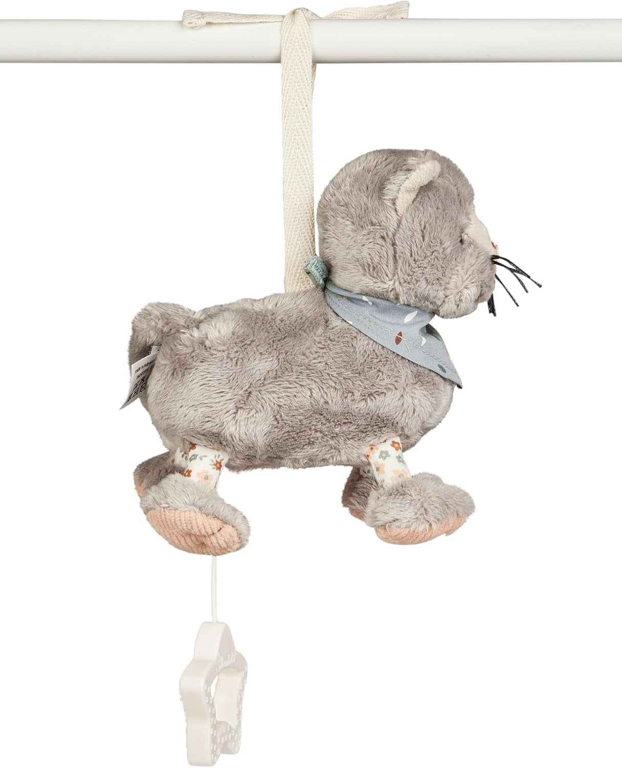 Sterntaler Caja de música S Cat Lilly - Caja de música para bebé de Tela Suave - Juguete de Peluche para que los niños lo aten - Ayuda para Dormir Tiene un Efecto calmante en casa y mientras viaja, Gris Juguetes Bebe Naty Shop