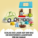 LEGO 10986 DUPLO En Casa Sobre Ruedas, coche de juguete con ladrillos grandes, figuras y coche de juguete para niños y niñas a partir de 2 años, desarrolla la motricidad fina Juegos de construcción Besuche den LEGO-Store
