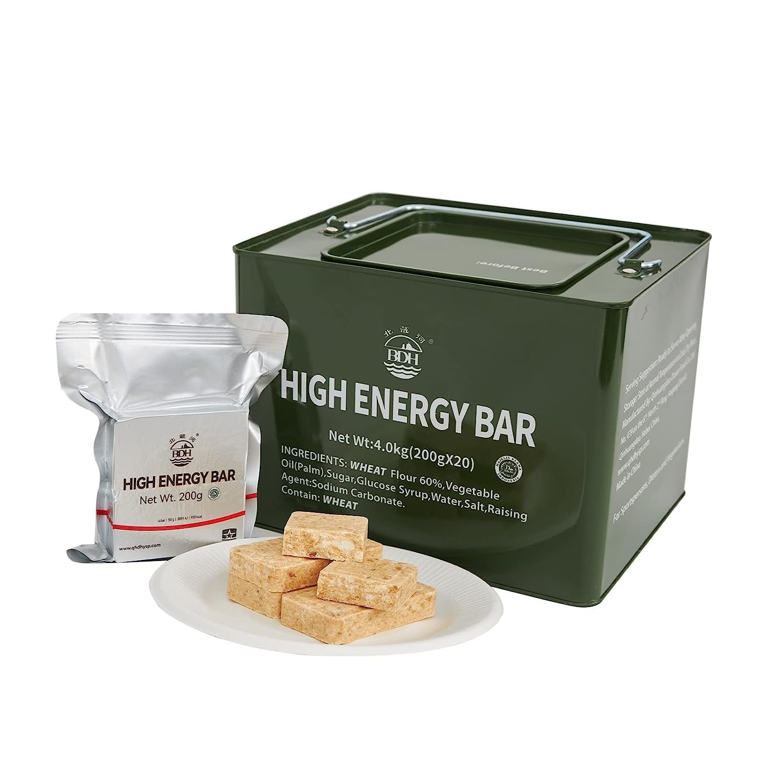 Barras de Emergencia Tabletas de Supervivencia con Sabor a Chocolate para Actividades al Aire Libre Camping Emergencia Ventisca Terremoto Desastre Kit de preparación de Larga Vida 12 Piezas