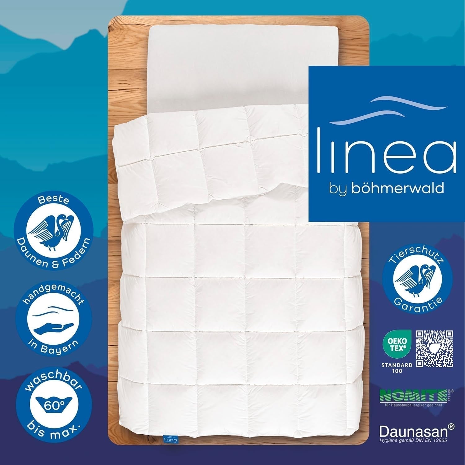 Edredón Confort, (90 puffs / 10 plumas), blanco, 135 X 200 Cm Edredones y colchas Naty Shop