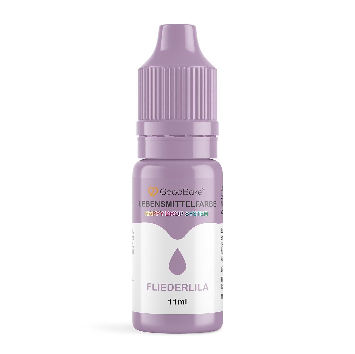 Colorante alimentario Goodbake Pastel Lila (11 ml) - Colorante alimentario de dosis alta - Para colorear pasteles, fondant, crema de mantequilla, macarrones, bebidas, limo y muchos otros artículos. 100% vegano