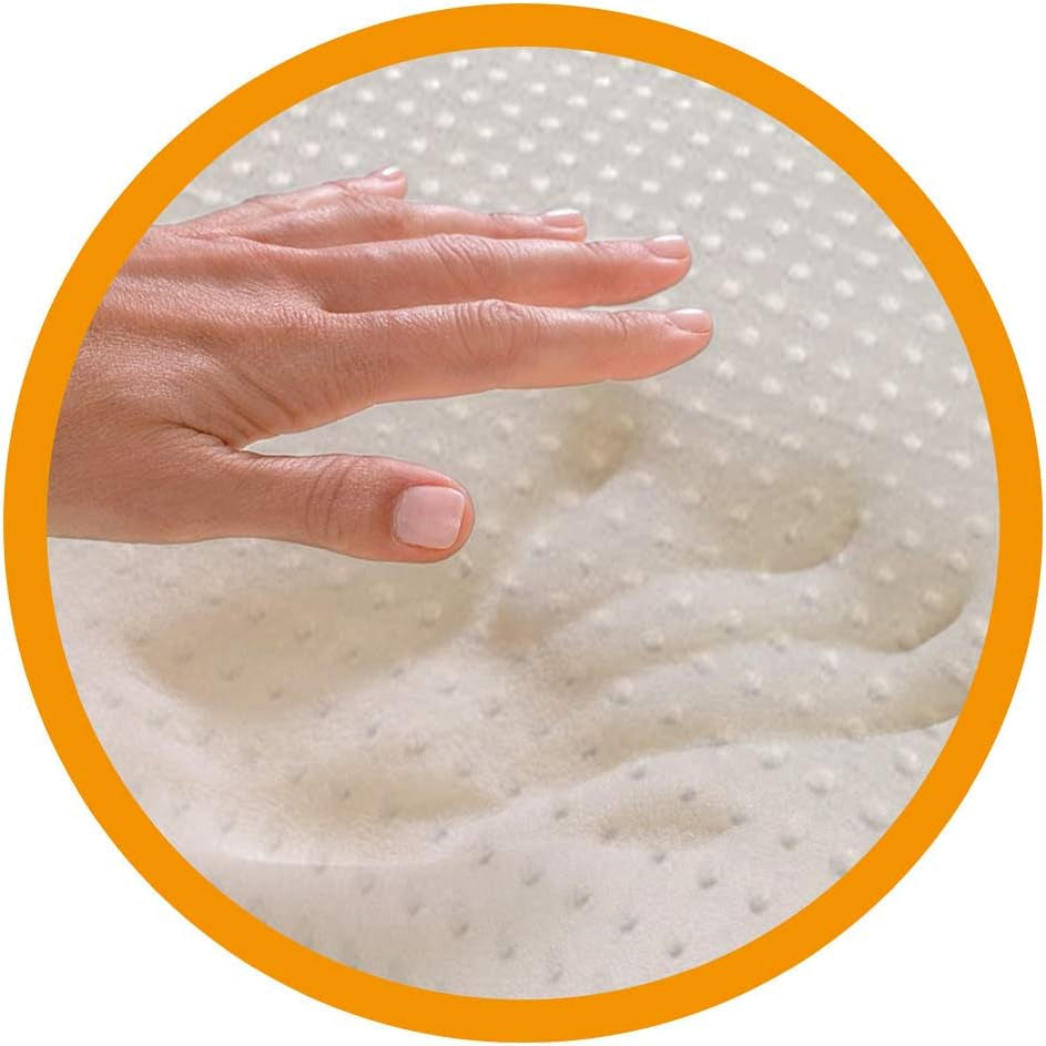 Almohada viscoelástica Marcapiuma, verde, natural, con hierbas, 2 piezas Almohadas estándar Naty Shop