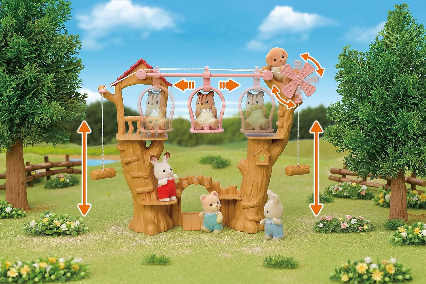 Sylvanian Families 5452 Teleférico para bebés - Juego de casa de muñecas
