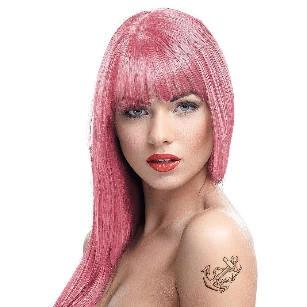 Tinte para el cabello GO TOXIC UV crema semipermanente, 100 ml (1 pack) Tinte para el cabello Naty Shop Rose 200 Ml (1 pack)