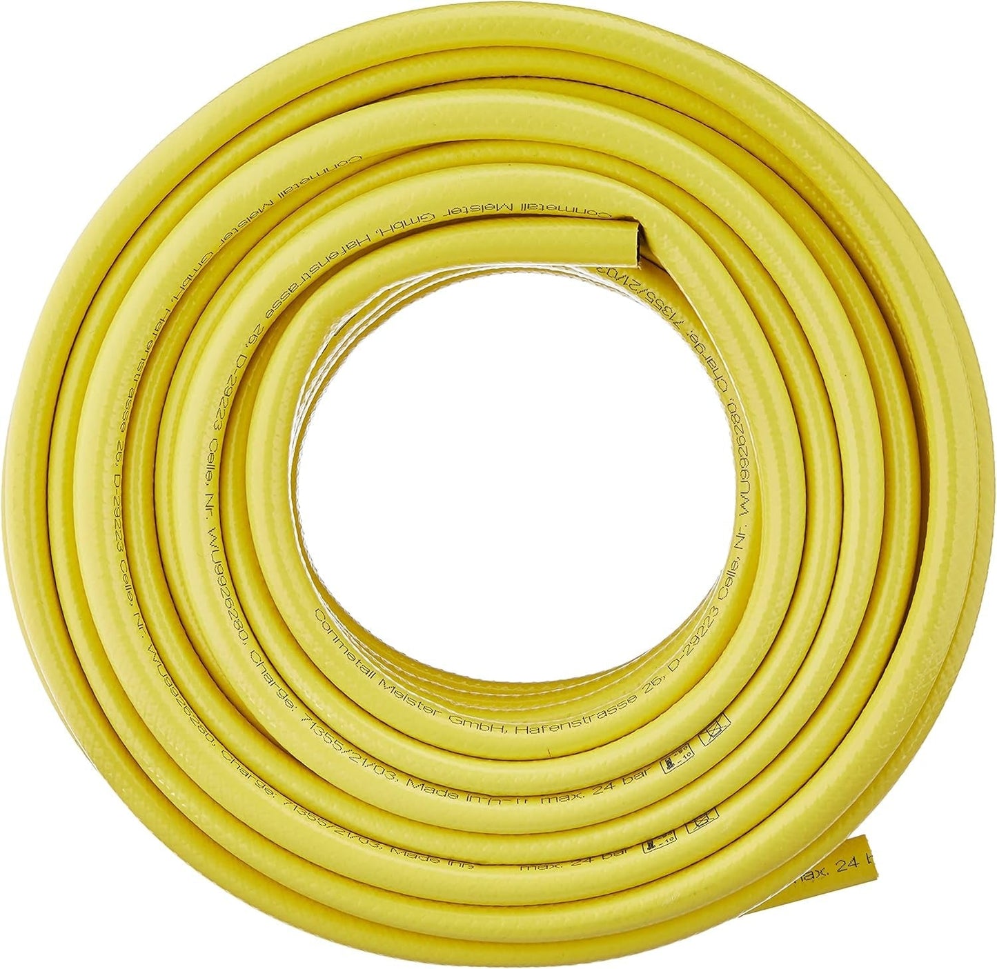 Manguera tejida cruzada Meister, 12,7 mm (1/2 pulgada) - Longitud 20 m - Incluye accesorios - Para regar áreas pequeñas - Resistente al aplastamiento y a la abrasión - Resistente a los rayos UV / Manguera de jardín / Manguera de agua / 9926280