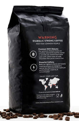 ASADO DEL DIABLO | Café en grano 1KG | Café extremadamente fuerte | Café con alto contenido en cafeína | Robusta premium de