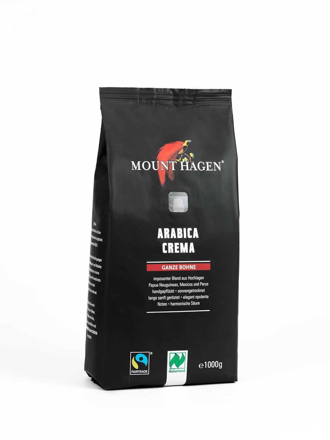 Bio FT Naturland Röstkaffee Crema Arábica, 1kg ganze Bohne
