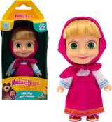 Muñeca Masha y Michka de 12 cm, traje de verano coleccionable, modelo de juguete para 3 años en adelante MHA001
