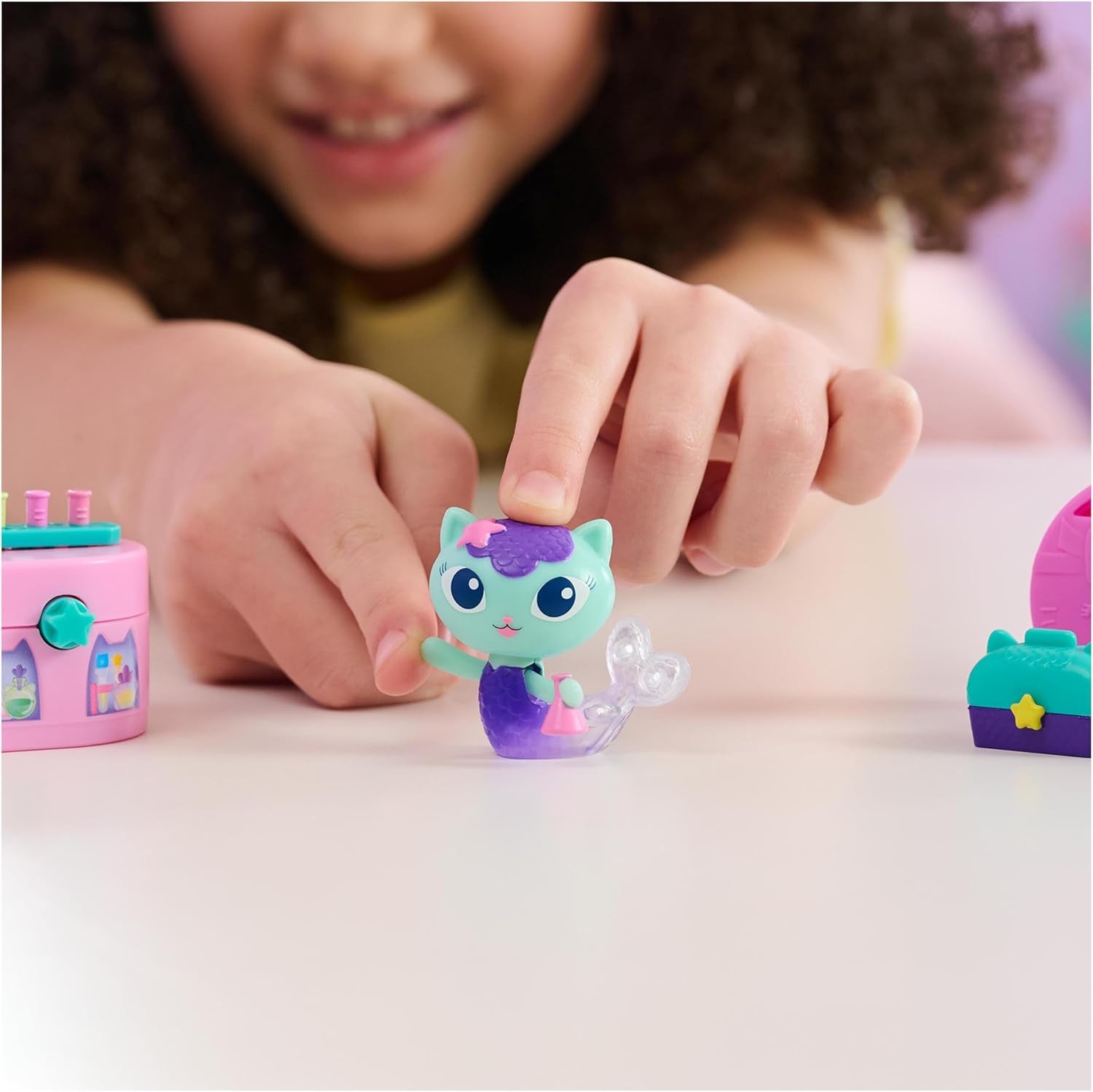 Casa de muñecas Gabby™S, paquete de muebles Bobble Kitty con figura de gato suricata con muebles y accesorios para casa de muñecas, a partir de 3 años Casas de muñecas Naty Shop