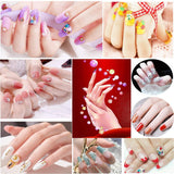 Kit de 8 cajas de strass para decoración de uñas, juego de strass para decoración de uñas, Nagel Kunst Strasssteine ​​​​Gems Perlen Edelsteine ​​​​Bunt Pferdeaugen Strass para Nageldesign Zubehör con 1 pinzetten y 1 Strass Picker para bricolaje