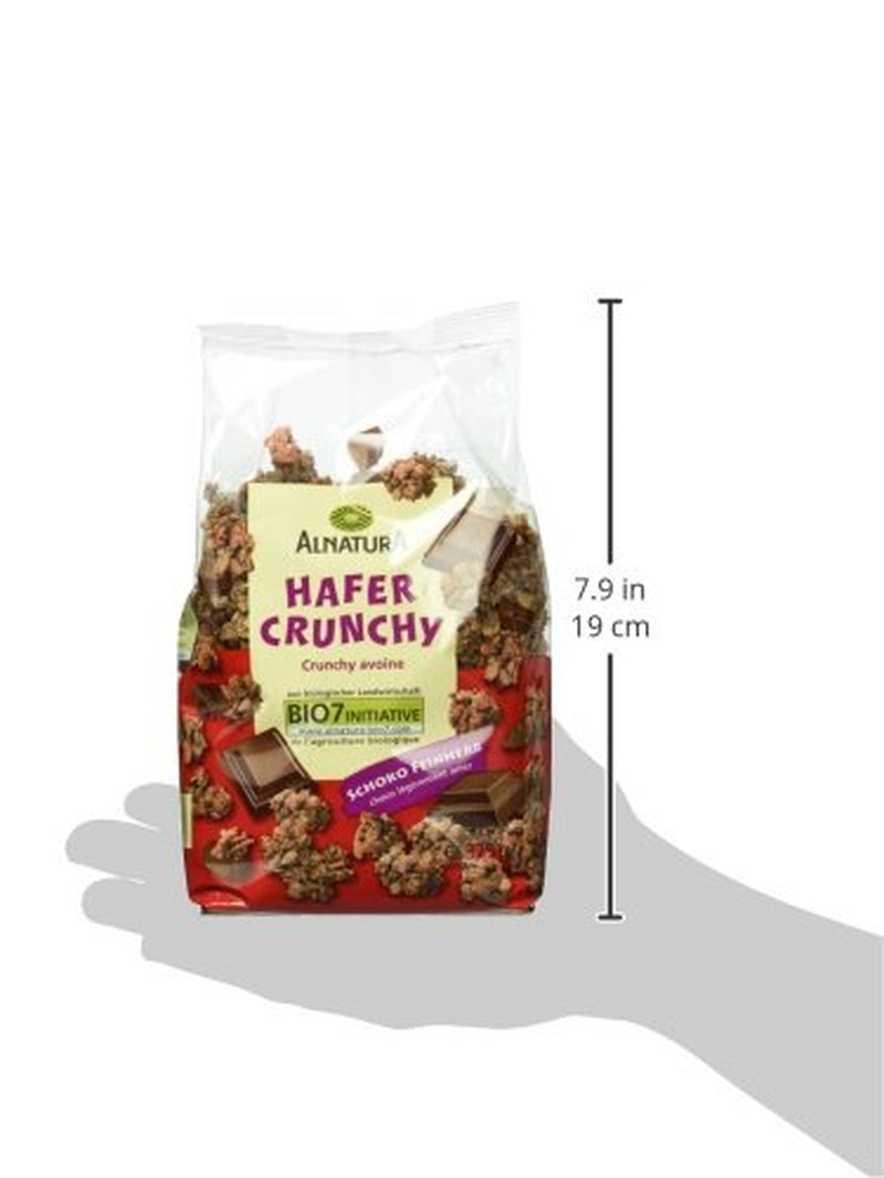 Tortitas de avena crujientes con chocolate ecológico, 375g