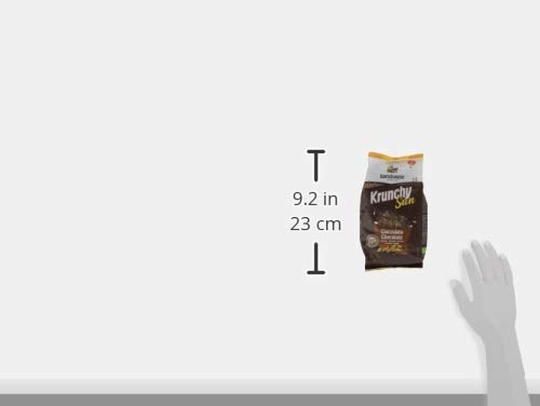 Sol crujiente de granero | Muesli con chocolate | Ecológico | Vegetariano, 375 gramos